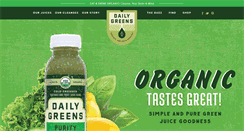 Desktop Screenshot of drinkdailygreens.com